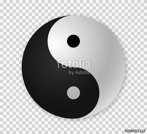 500x457 Yin Yang Icon Stock Image And Royalty Free Vector
