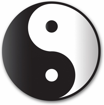 365x368 Yin Yang Symbol Free Vector Download