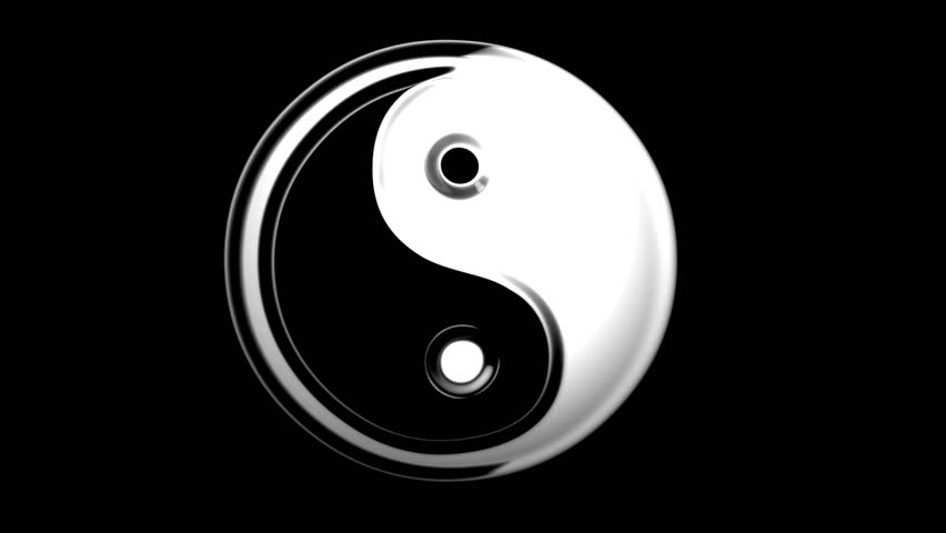 852x480 Rotating Yin Yang Icon