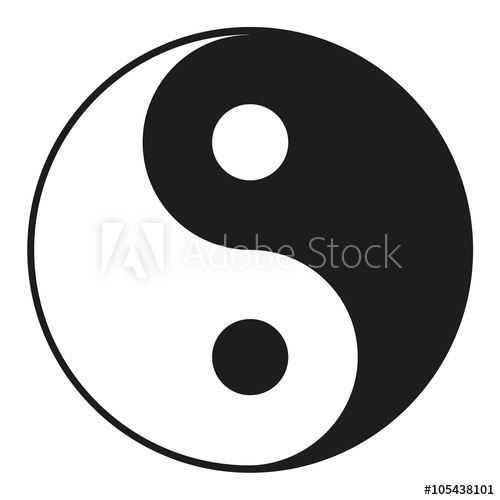 500x500 Yin Yang Vector Yin Yang Yin Yang Icon Object Yin Yang