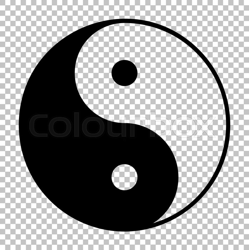 799x800 Ying Yang Symbol Of Harmony And Stock Vector Colourbox