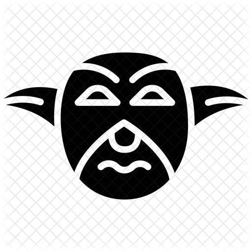 512x512 Yoda Icon Of Glyph Style