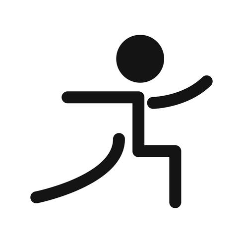 490x490 Yoga Icon Vector Illustration