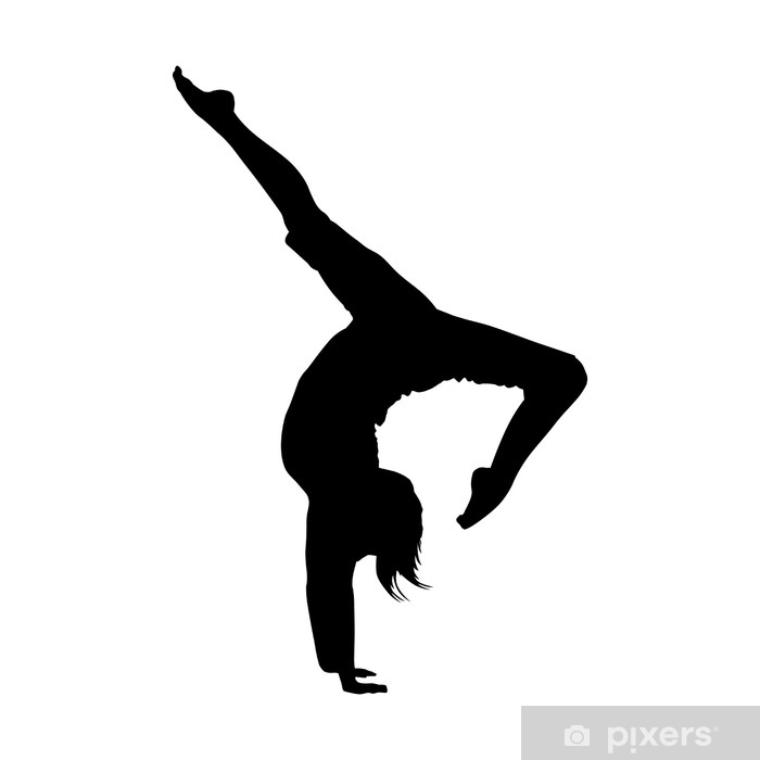 700x700 Yoga Icon Wall Mural