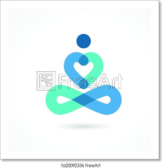 561x581 Free Art Print Of Yoga Icon, Element And Symbol Yoga, Zen