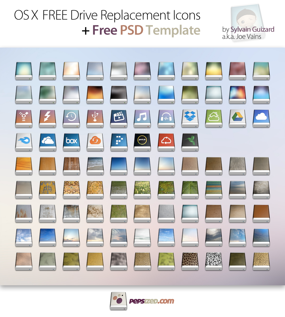 1080x1200 Free Drive Icons + Template Pepsized