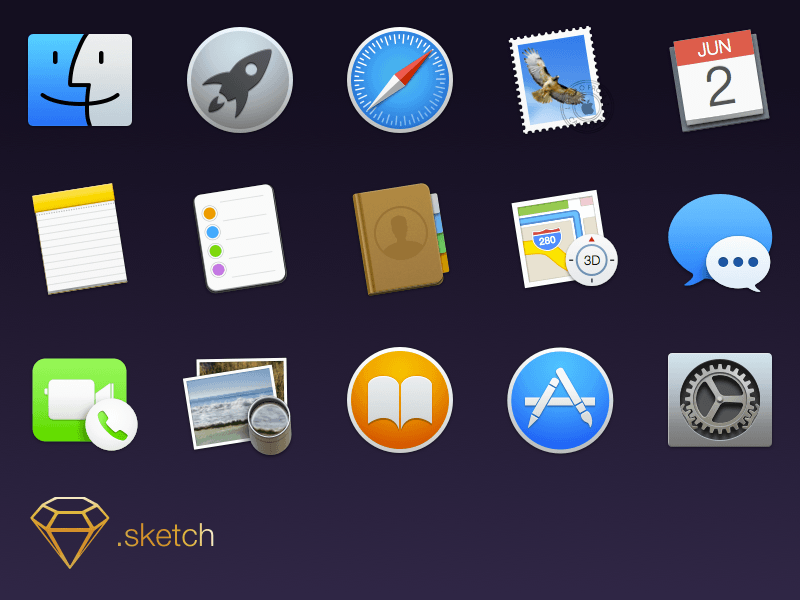 Yosemite Icon Pack