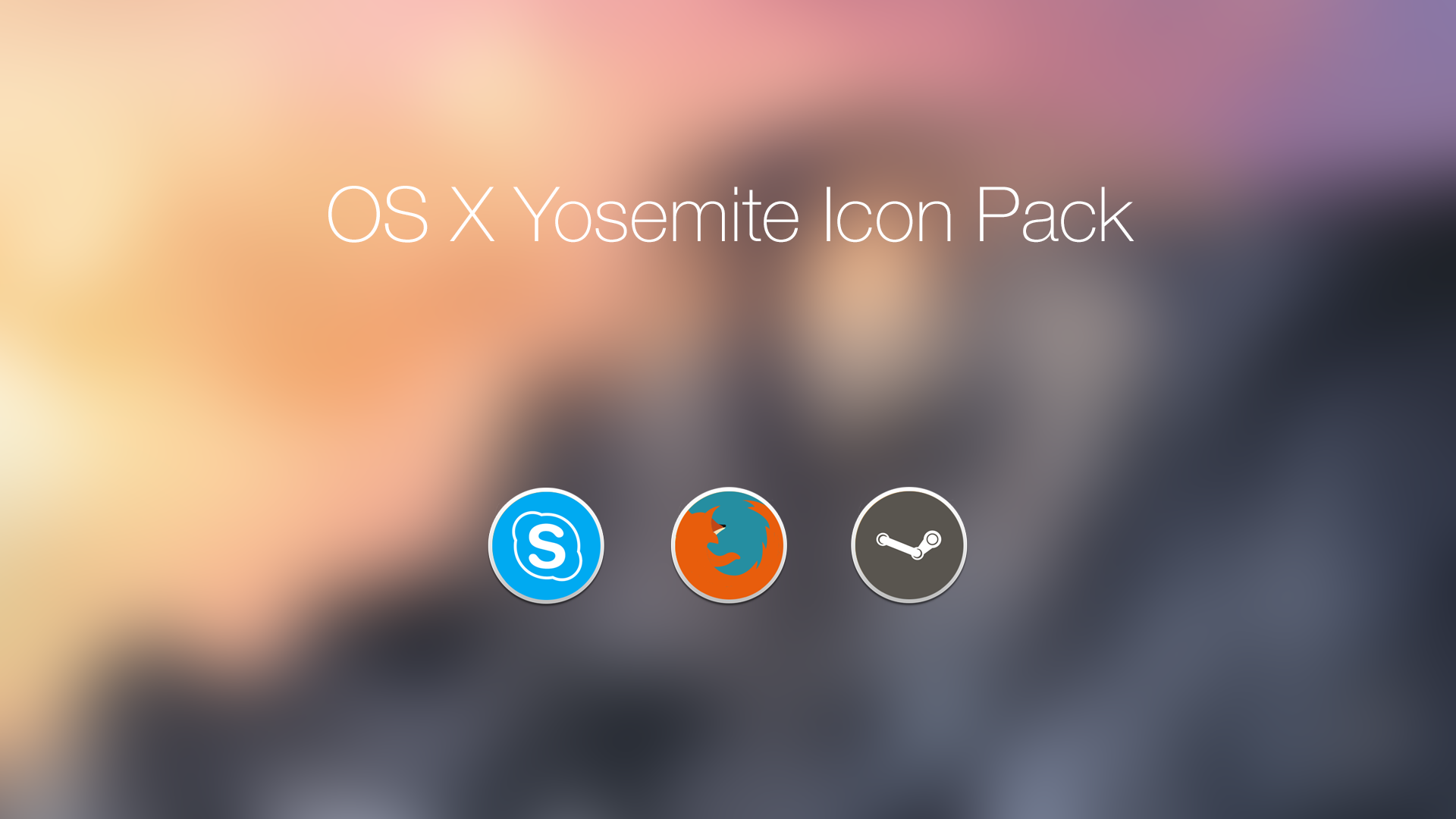 1920x1080 Os X Yosemite Icon Pack