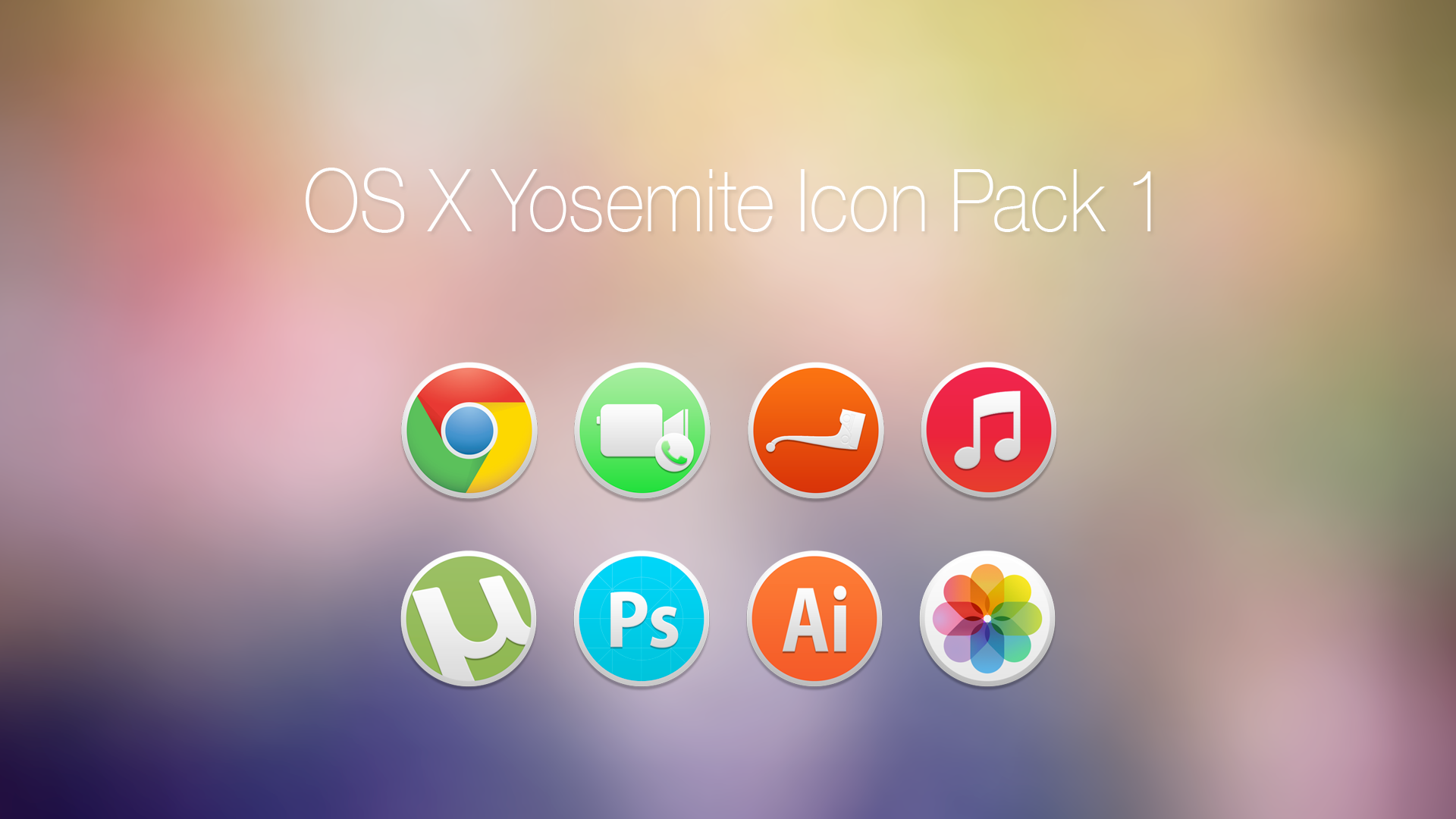 1920x1080 Os X Yosemite Icon Pack