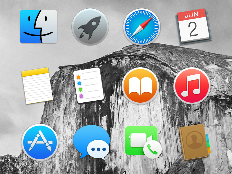 800x600 Yosemite Icons