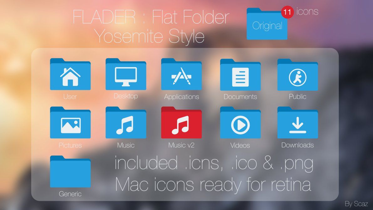 1191x670 Flader Flat Folder Yosemite Style
