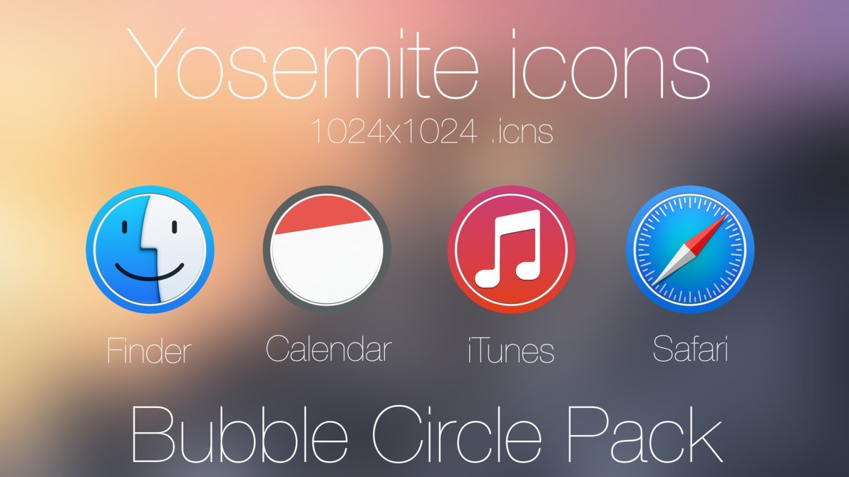 1191x670 Free Bubble Circle Yosemite Icon Pack