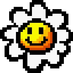 256x256 Retro Flower Yoshi Free Icon In Format For Free Download