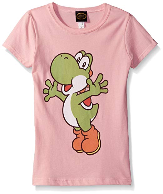 522x621 Nintendo Girls' Super Mario Yoshi Icon Graphic Tee