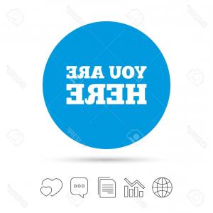 300x300 Photostock Vector You Are Here Sign Icon Info Text Symbol For Your