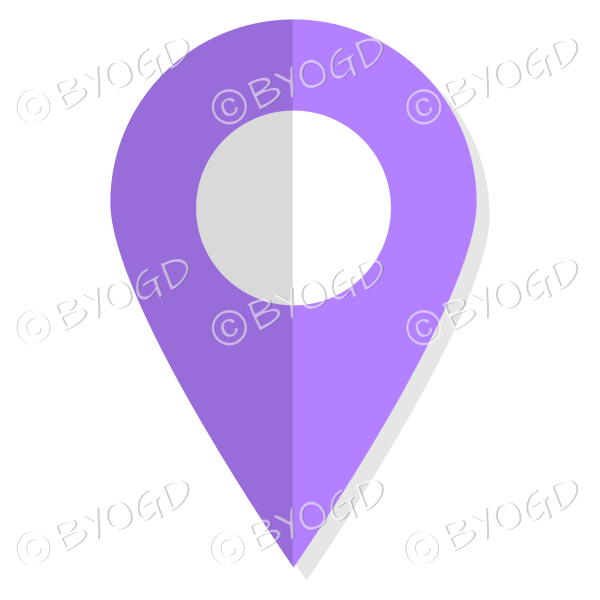 600x600 Purple We Are Here Icon So Customers Can Find You Be Your Own