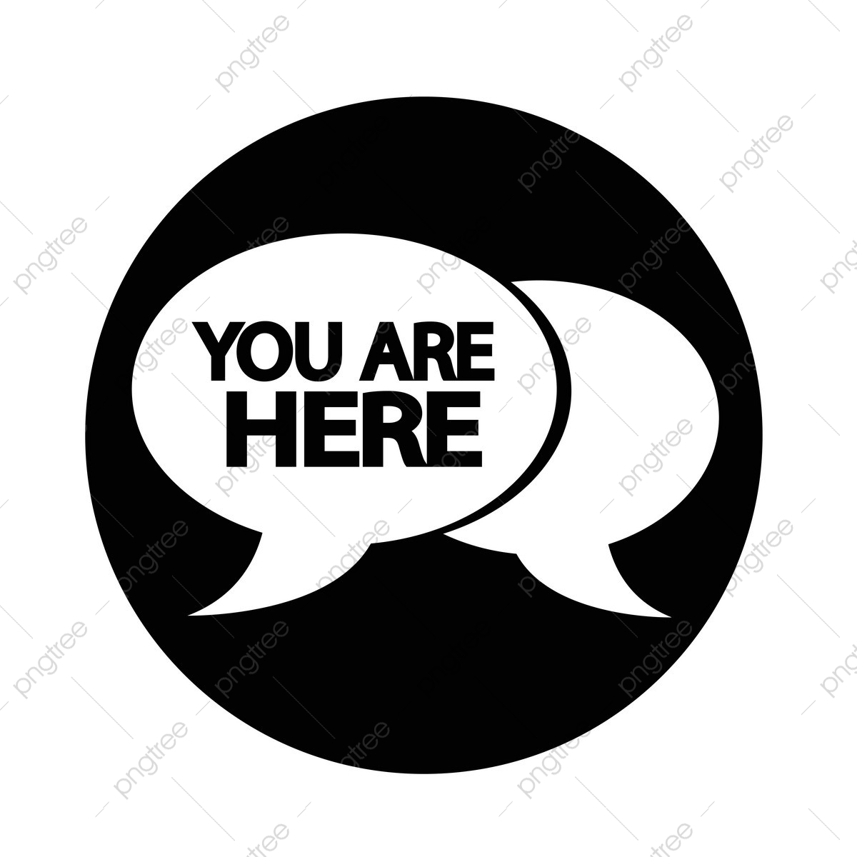 1200x1200 You Are Here Icon, Here, You, Sign Png And Vector With Transparent