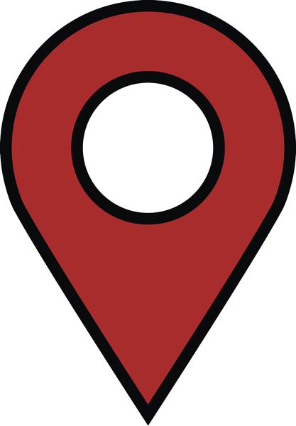 417x600 You Are Here Navigation Map Location Cartoon Icon Vinyl Decal