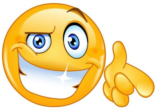 539x378 Cool Emoticon Pointing