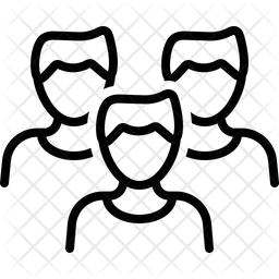 256x256 Youth Icon Of Line Style