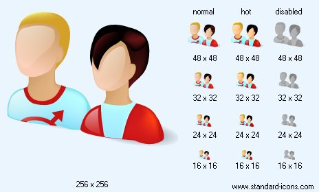 464x280 Youth Icon Standard User Icons