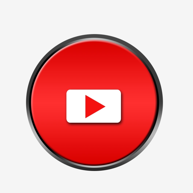 640x640 Social Media Icon Facebook Youtube Vector Ribbon Banner, Social