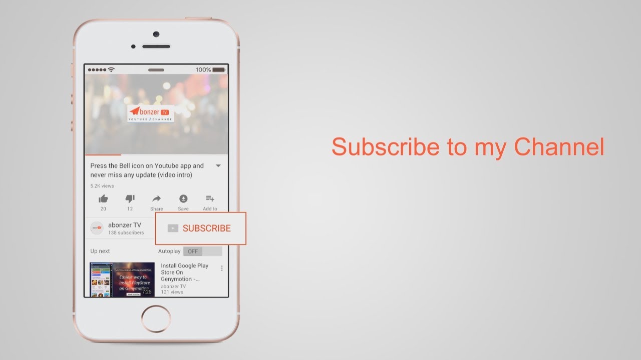 1280x720 Subscribe + Bell Icon Youtube Intro Video