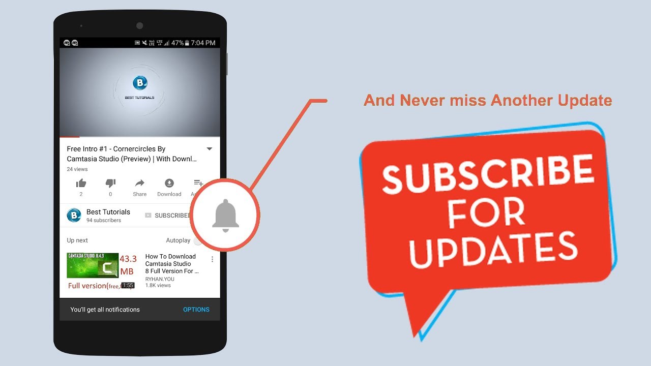 1280x720 Tap The Bell Icon Intro For Youtube