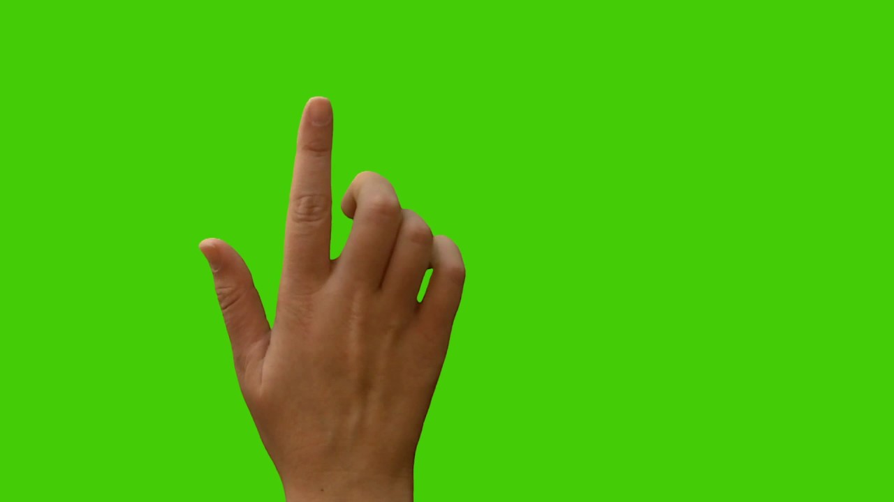 1280x720 Green Screen Hand For Bell Icon Intro No Watermark