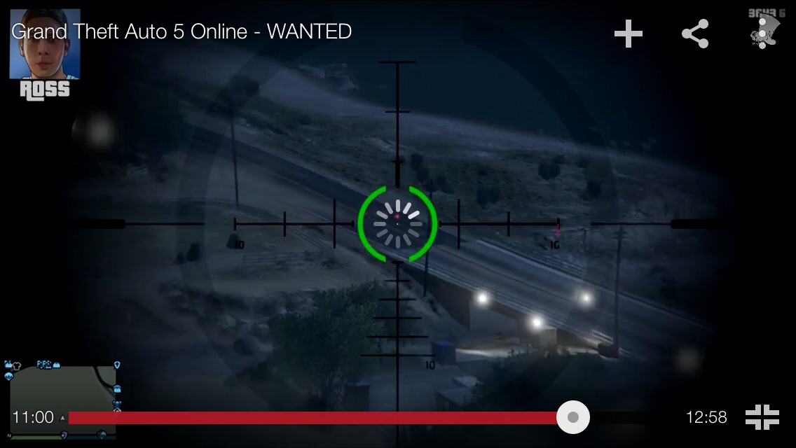 1136x640 The Youtube Buffering Icon Was Perfectly Centred In The Rifle