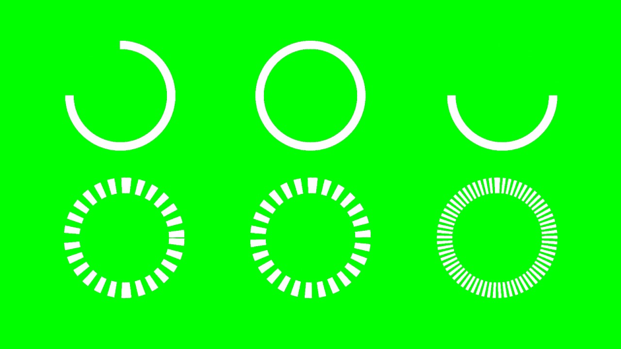 1280x720 Video Loading Icons