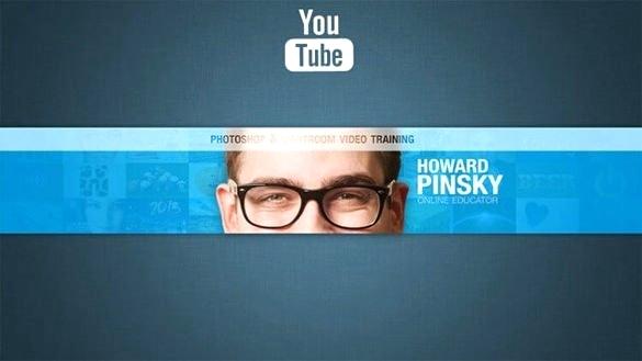 585x329 Channel Art Template Maker Logo Youtube Icon