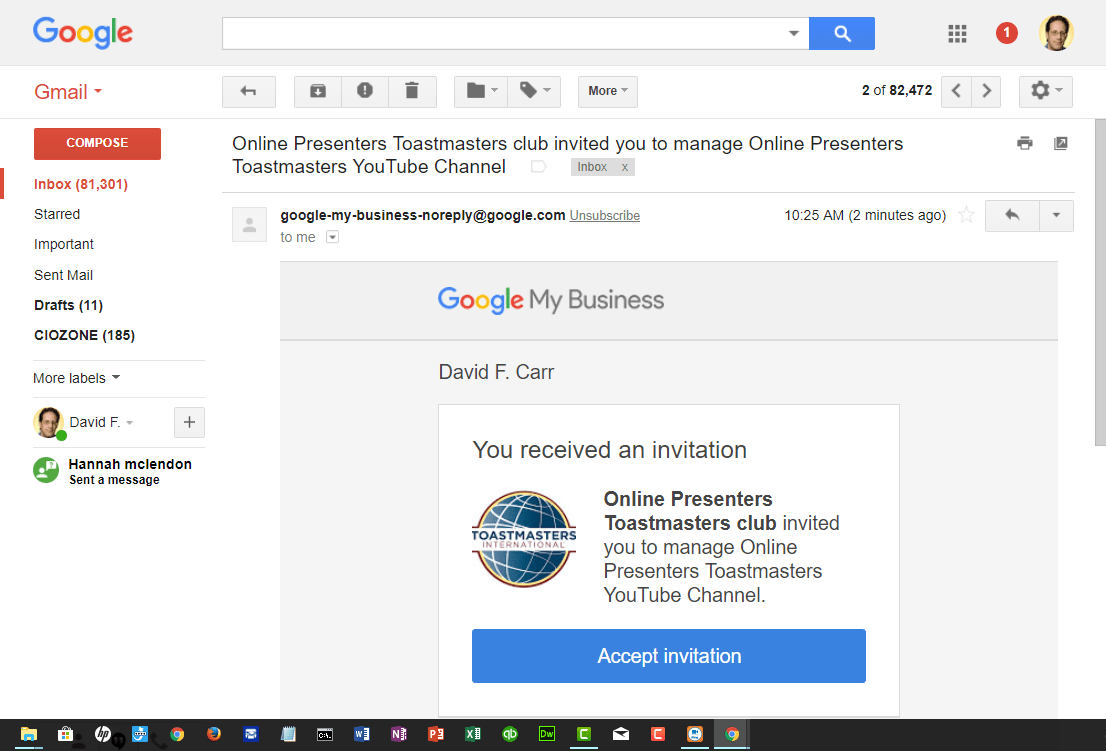 1106x751 Shared Editing Rights For Online Presenters Youtube Channel
