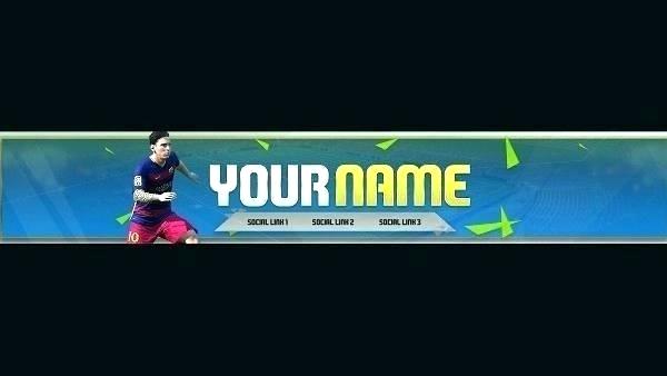 600x338 Channel Art Template Maker Logo Icon Save Time With Banner