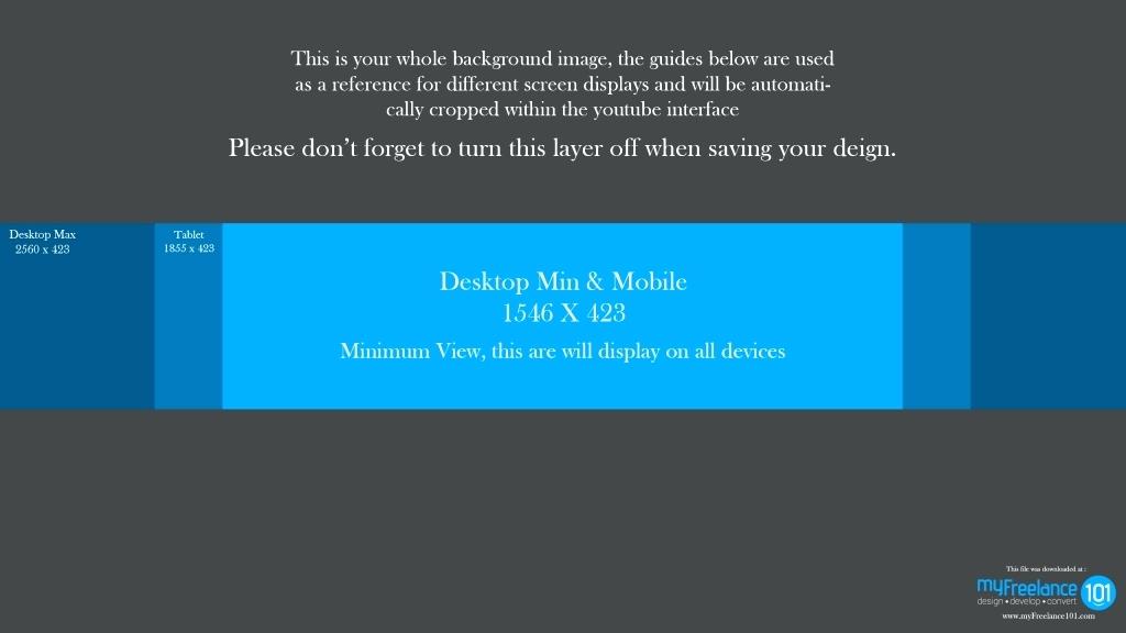 1024x576 Luxury Channel Icon Template Art Sizes Youtube Cover