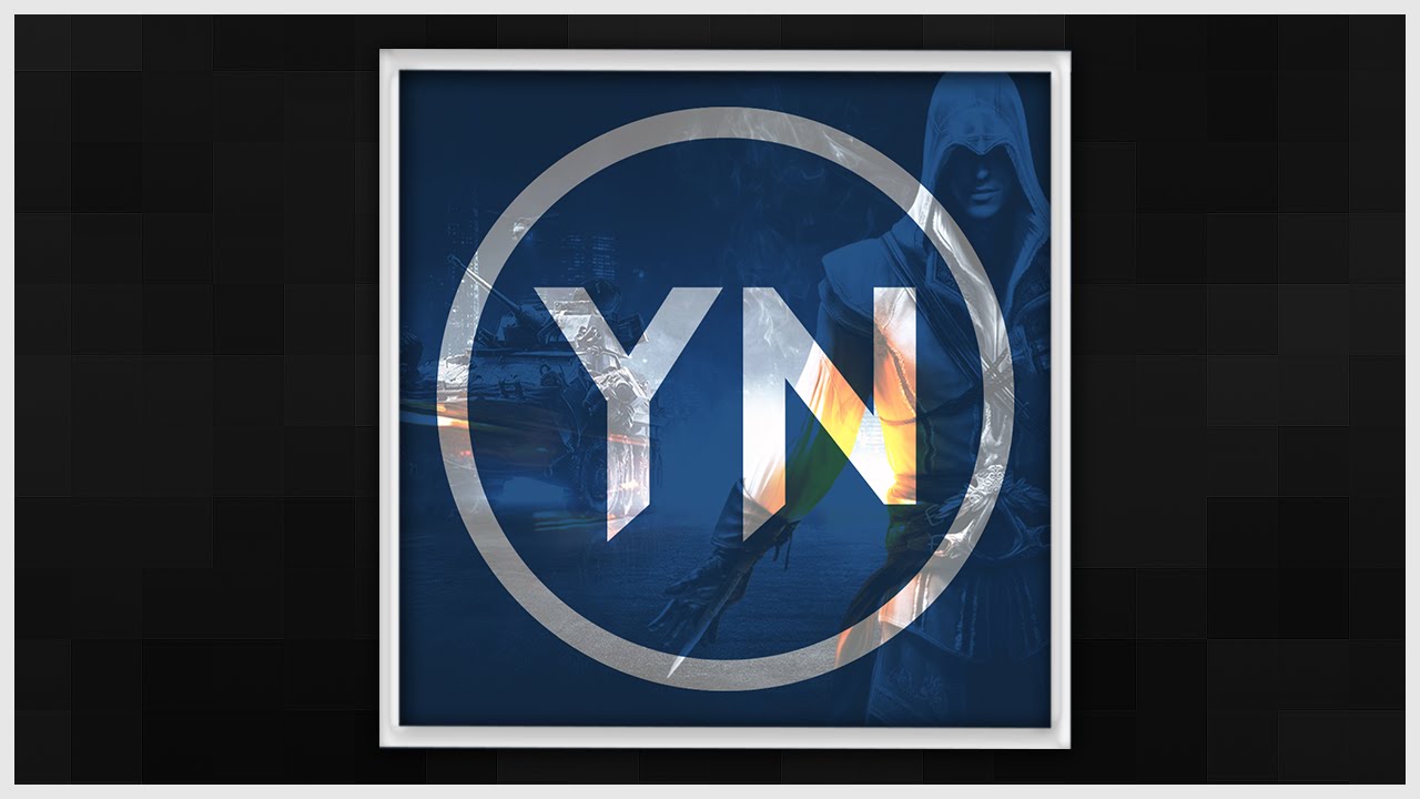 1280x720 Photoshop Gaming Logo Template