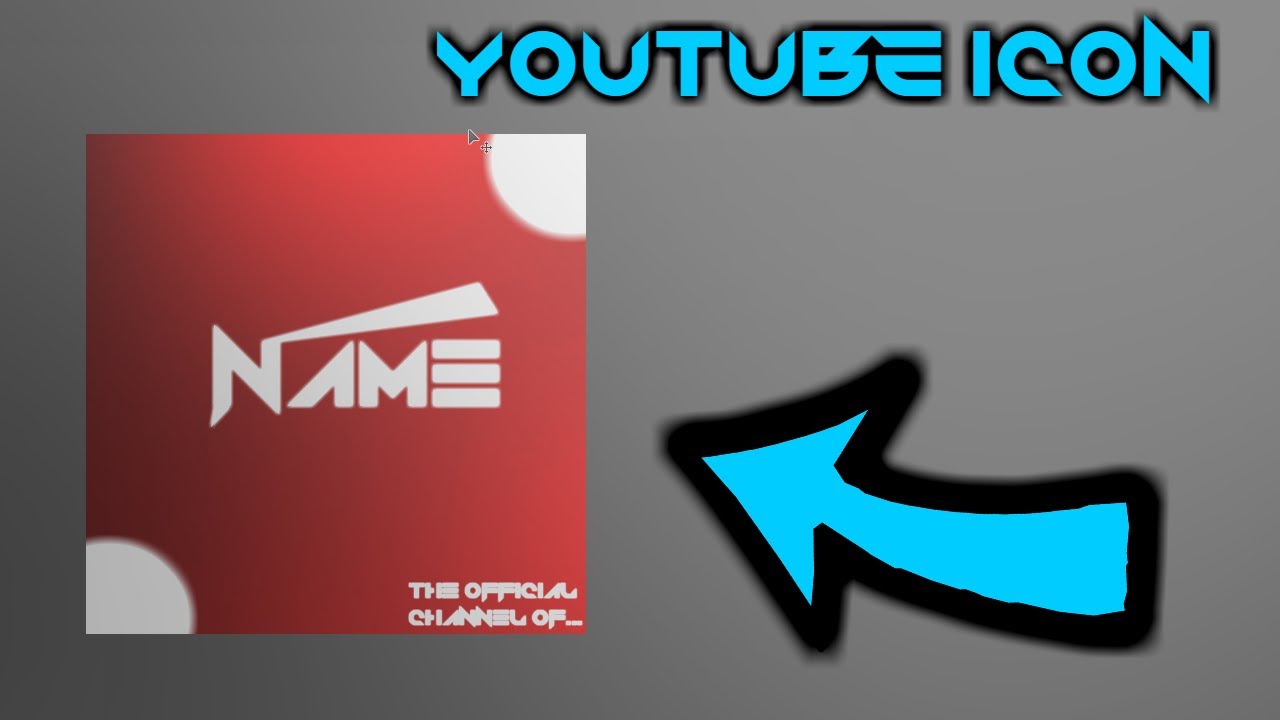 1280x720 Youtube Icon Template