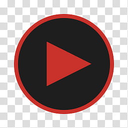 256x256 Circular Icon Set, Youtube, Play Icon Transparent Background Png
