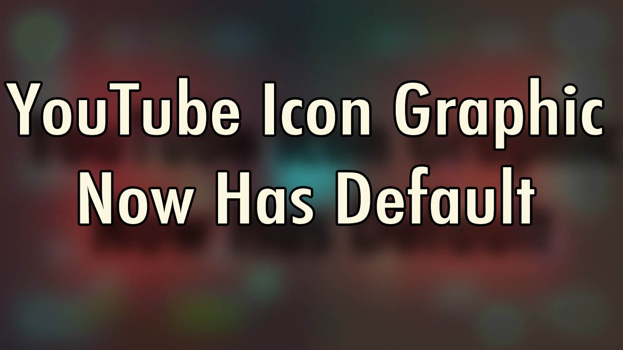 1280x720 Youtube Channel Icon Now Has A Default