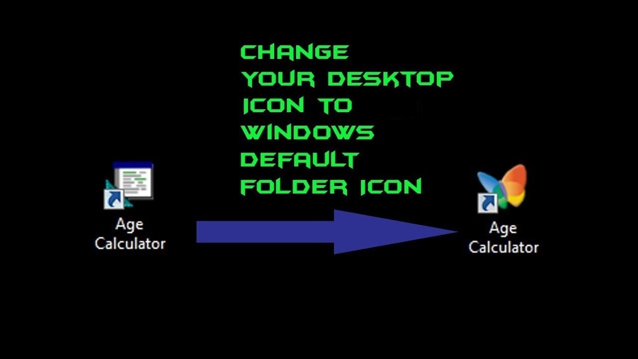 1280x720 How To Change Desktop Icon Change To Windows Default Icon