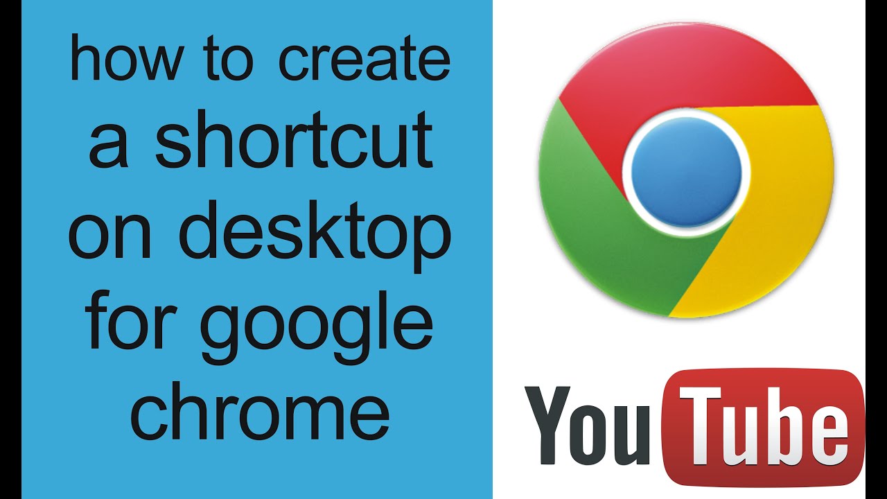 1280x720 How To Make A Shortcut On Desktop For Google Chrome