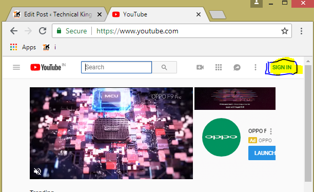 612x374 Create Youtube Account On Mobile And Desktop