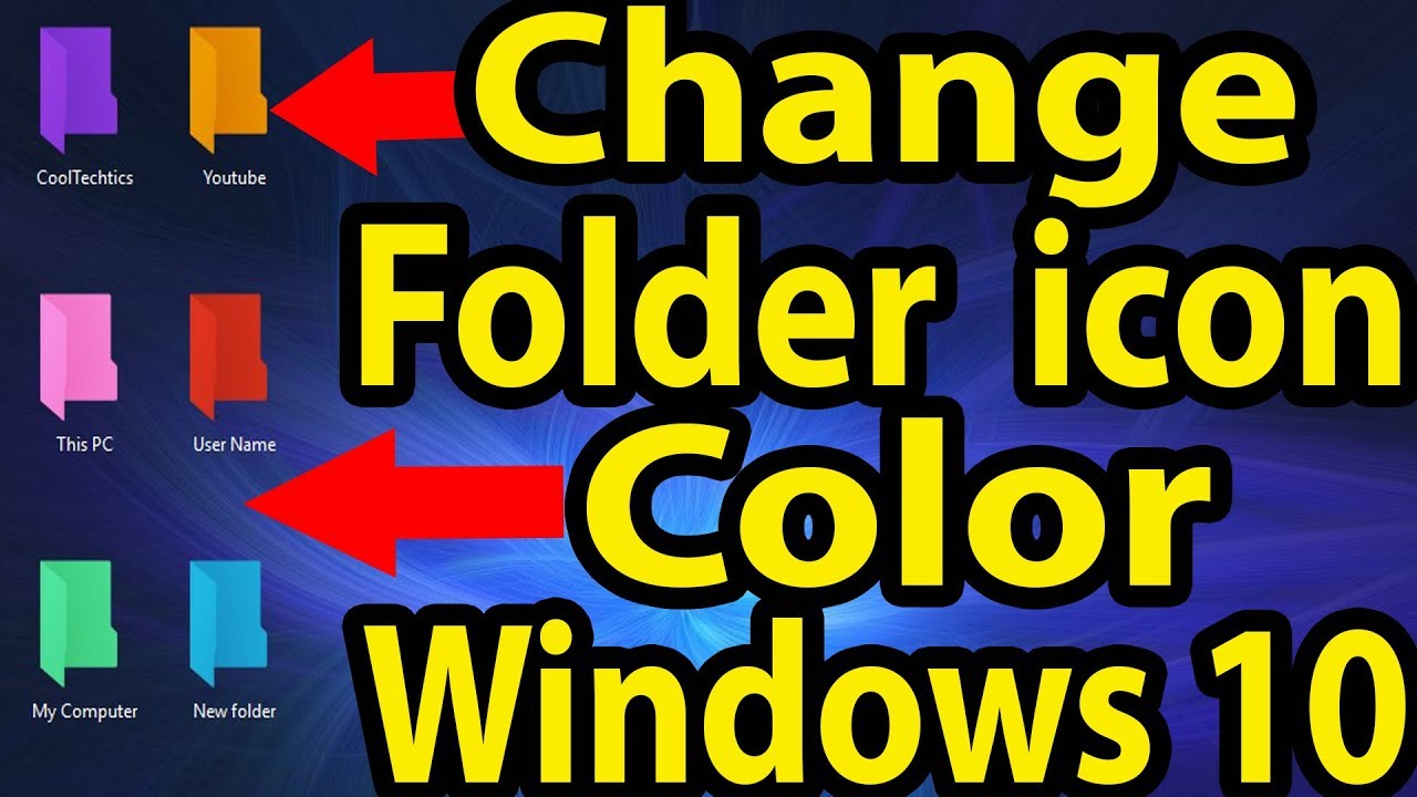 1280x720 To Change Folder Icon Colors On Windows