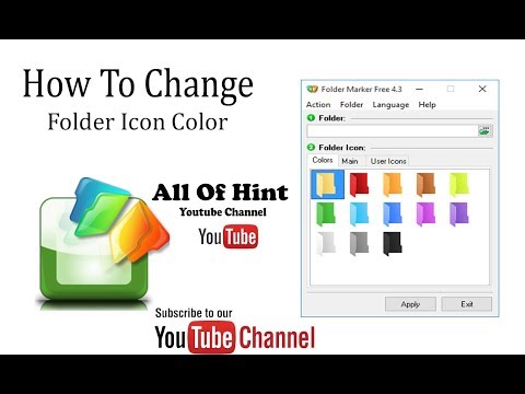 480x360 How To Change Folder Icon Color Using Folder Marker Software