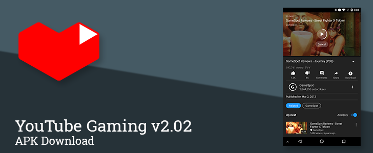 728x300 Youtube Gaming Adds Autoplay And Introduces A New Icon