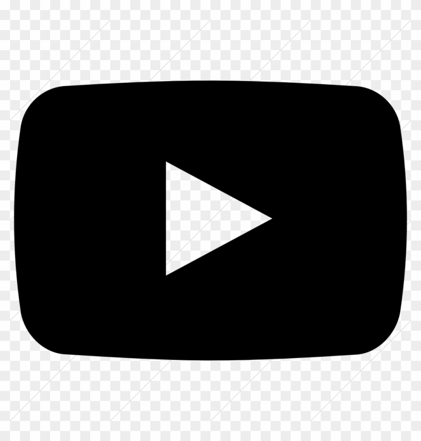 840x880 Black And White Youtube Icon Images Logo