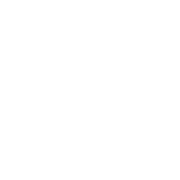 256x256 White Youtube Icon