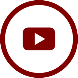 256x256 Free Maroon Youtube Icon