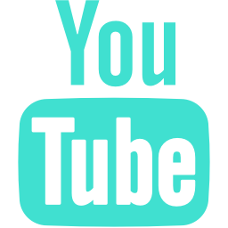 256x256 Free Turquoise Youtube Icon
