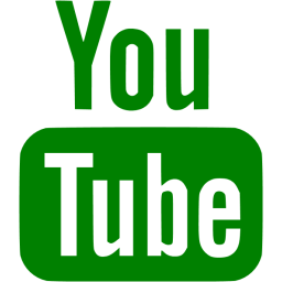 256x256 Green Youtube Icon